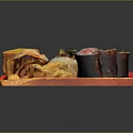 Assorted Sushi Platter With Fresh Sashimi Nigiri Maki Rolls And Seafood On Wooden Tray